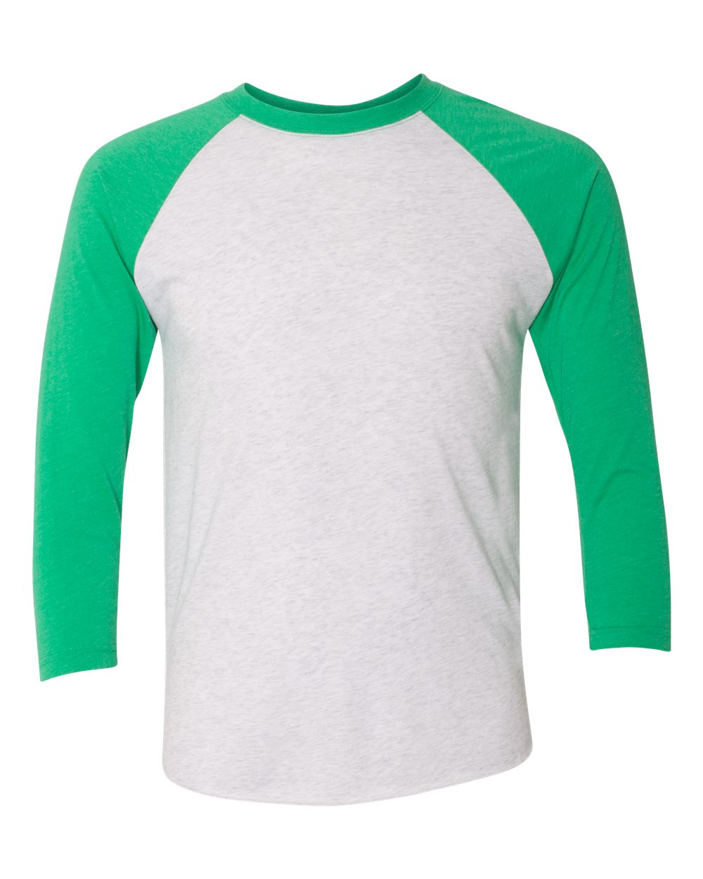 Unisex Customized 3/4 Sleeve Two-Tone Baseball Tee