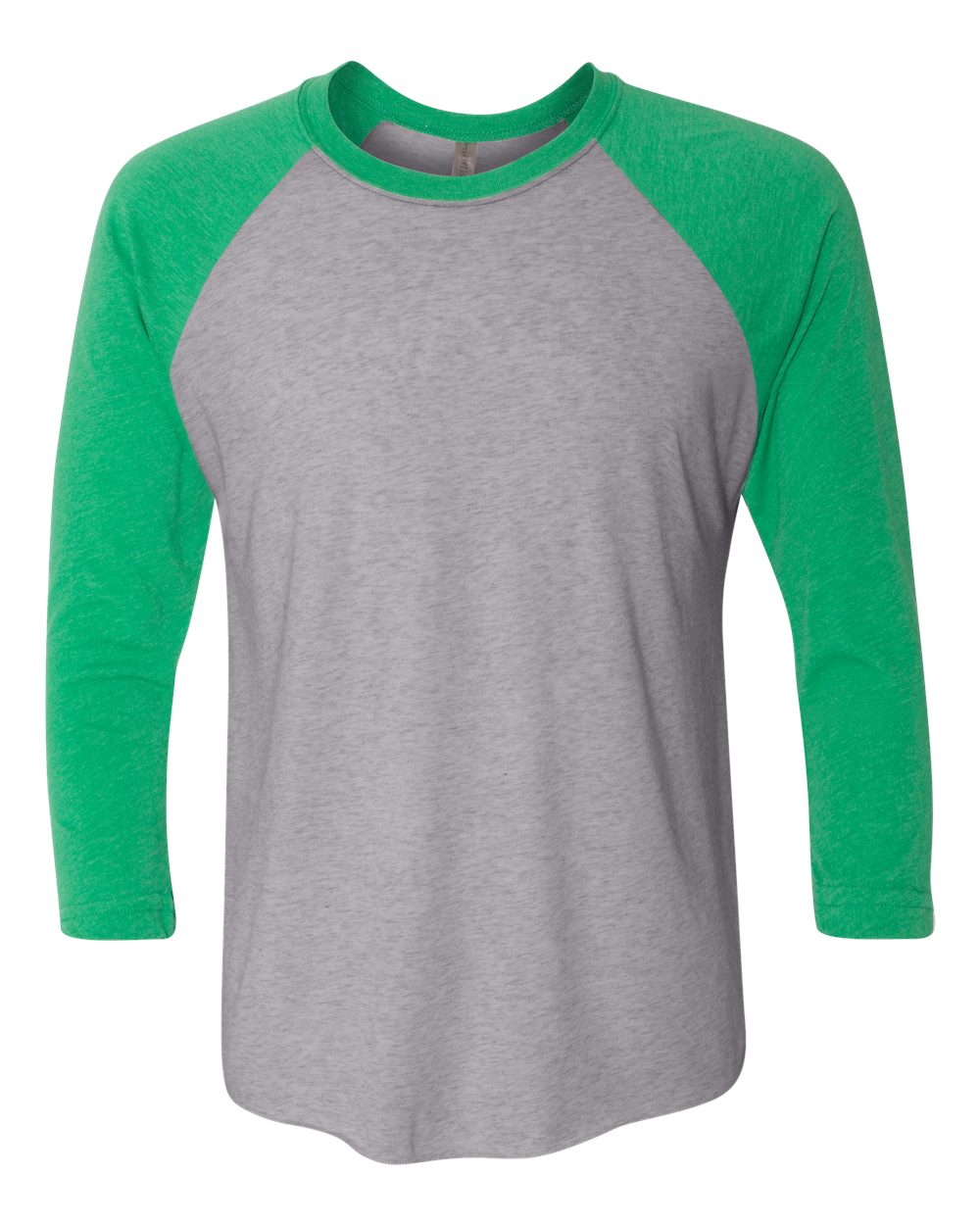 Unisex Customized 3/4 Sleeve Two-Tone Baseball Tee