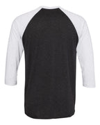 Unisex Customized 3/4 Sleeve Two-Tone Baseball Tee
