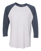 Unisex Customized 3/4 Sleeve Two-Tone Baseball Tee