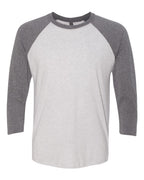 Unisex Customized 3/4 Sleeve Two-Tone Baseball Tee