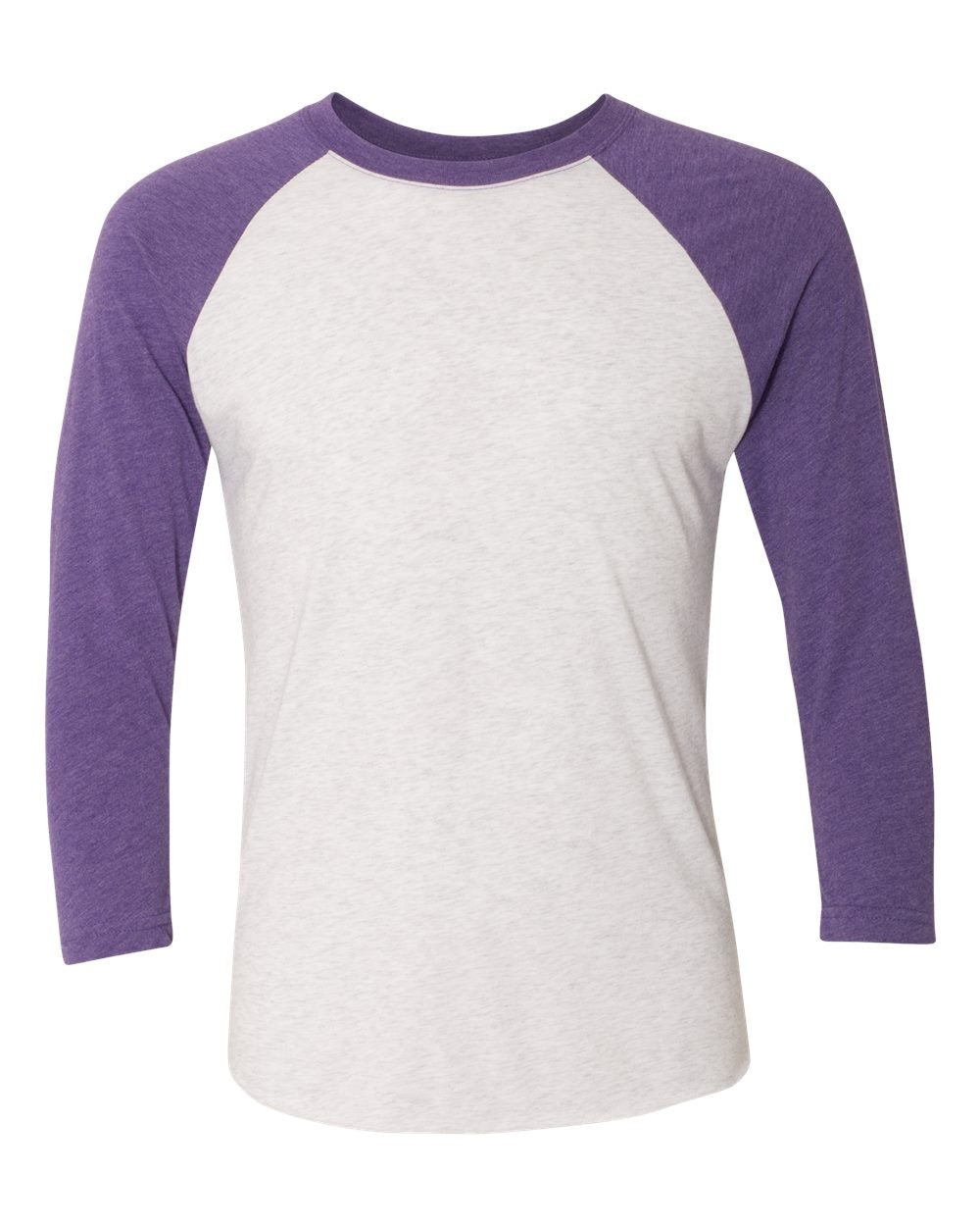 Unisex Customized 3/4 Sleeve Two-Tone Baseball Tee