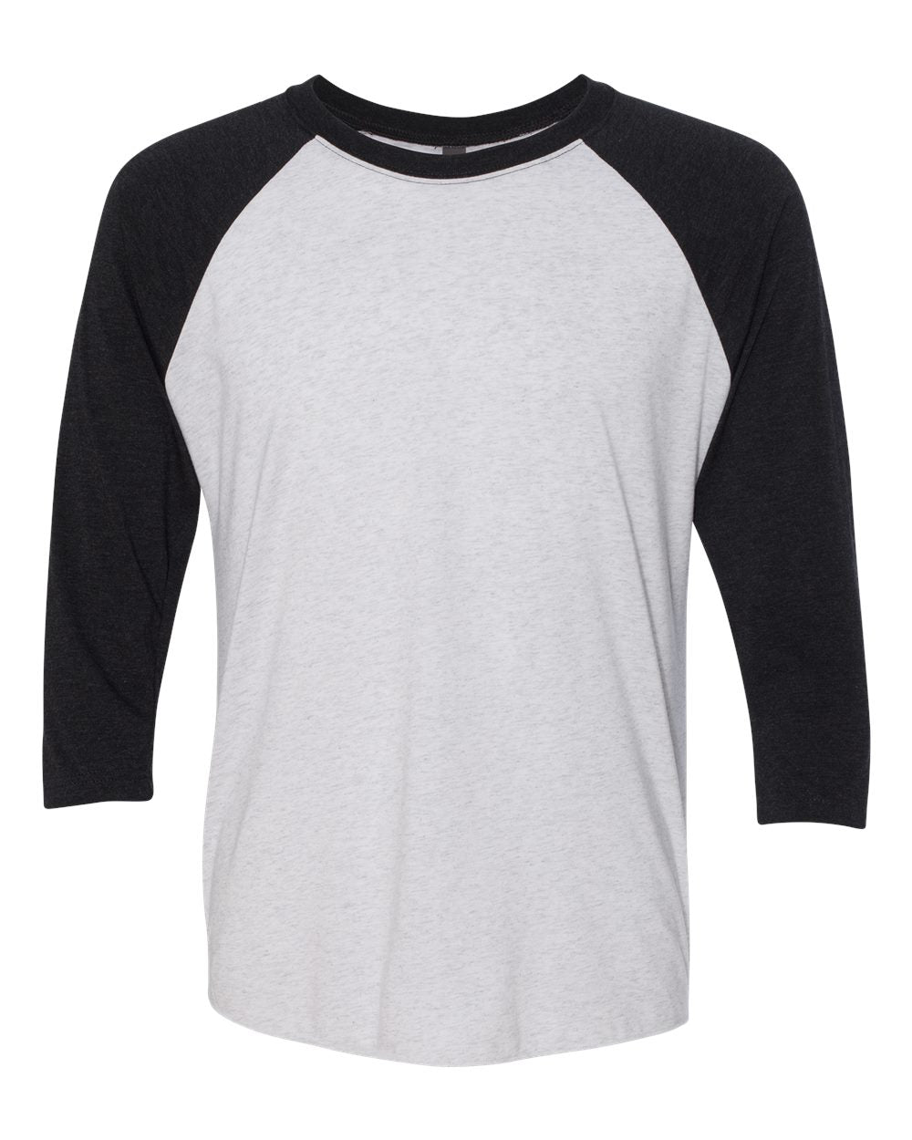 Unisex Customized 3/4 Sleeve Two-Tone Baseball Tee