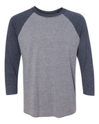 Unisex Customized 3/4 Sleeve Two-Tone Baseball Tee