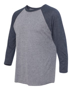 Unisex Customized 3/4 Sleeve Two-Tone Baseball Tee