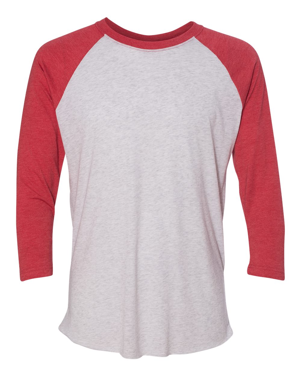 Unisex Customized 3/4 Sleeve Two-Tone Baseball Tee