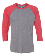 Unisex Customized 3/4 Sleeve Two-Tone Baseball Tee