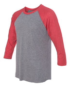 Unisex Customized 3/4 Sleeve Two-Tone Baseball Tee