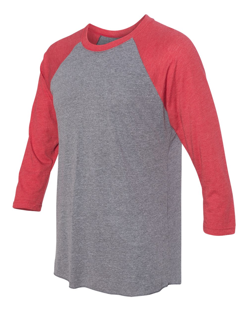 Unisex Customized 3/4 Sleeve Two-Tone Baseball Tee