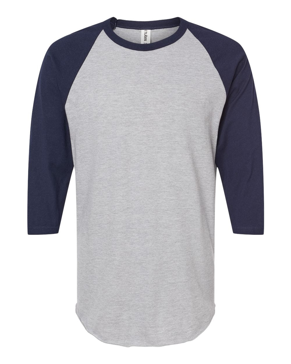 Unisex 3/4 Sleeve Two-Tone Baseball Tee