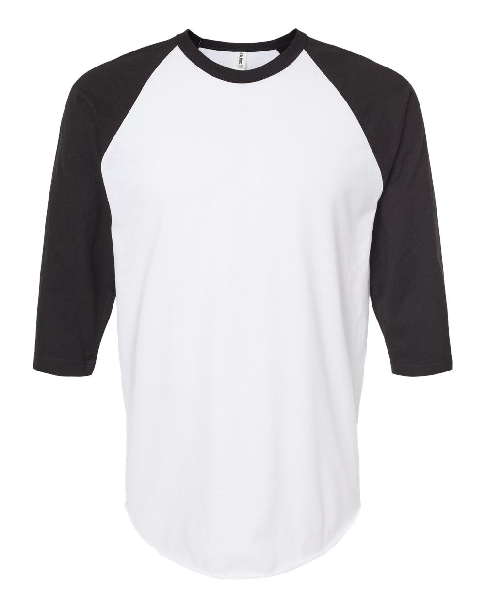 Unisex 3/4 Sleeve Two-Tone Baseball Tee